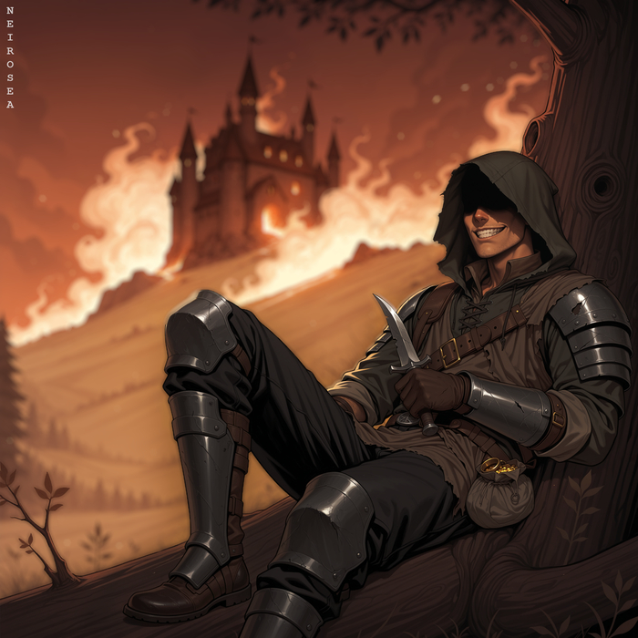 Thief | Stable Diffusion | Ai | Illustrious Stable Diffusion, ,  ,  , Game Art, 2D,    , Thief, 