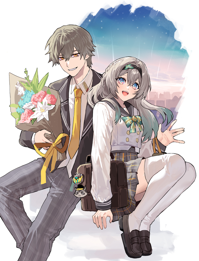    Pixiv, , Anime Art, Honkai: Star Rail, Firefly (Honkai: Star Rail), Caelus (Honkai: Star Rail)