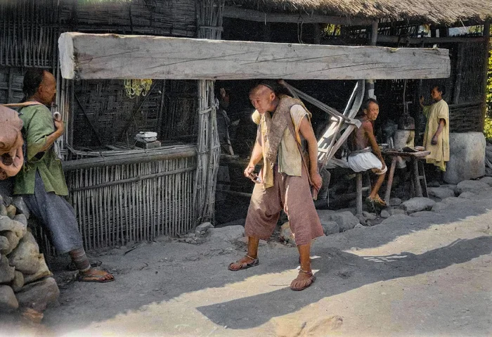 Любопытные фотографии из прошлого стран Азии. 20 раскрашенных фотографий ХХ века. Часть 6 Историческое фото, Старое фото, 20 век, Фотография, Азия, Корея, Южная Корея, Вьетнам, Китай, Япония, Индия, Колоризация, Длиннопост