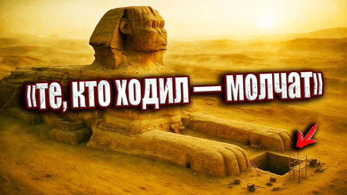 Археолог рассказал про странные пустоты под Сфинксом в Египте ВИДЕО