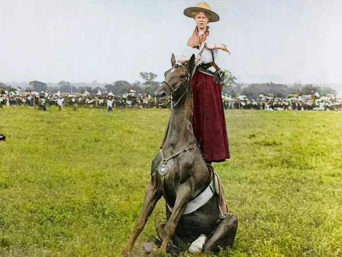 Подборка интересных и необычных фотографий из США. 20 раскрашенных фотографий ХХ века. Часть 23 20 век, Историческое фото, Старое фото, Фотография, США, Колоризация, Длиннопост