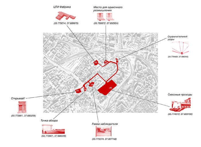 кадры из визуальной прогулки «Издалека»