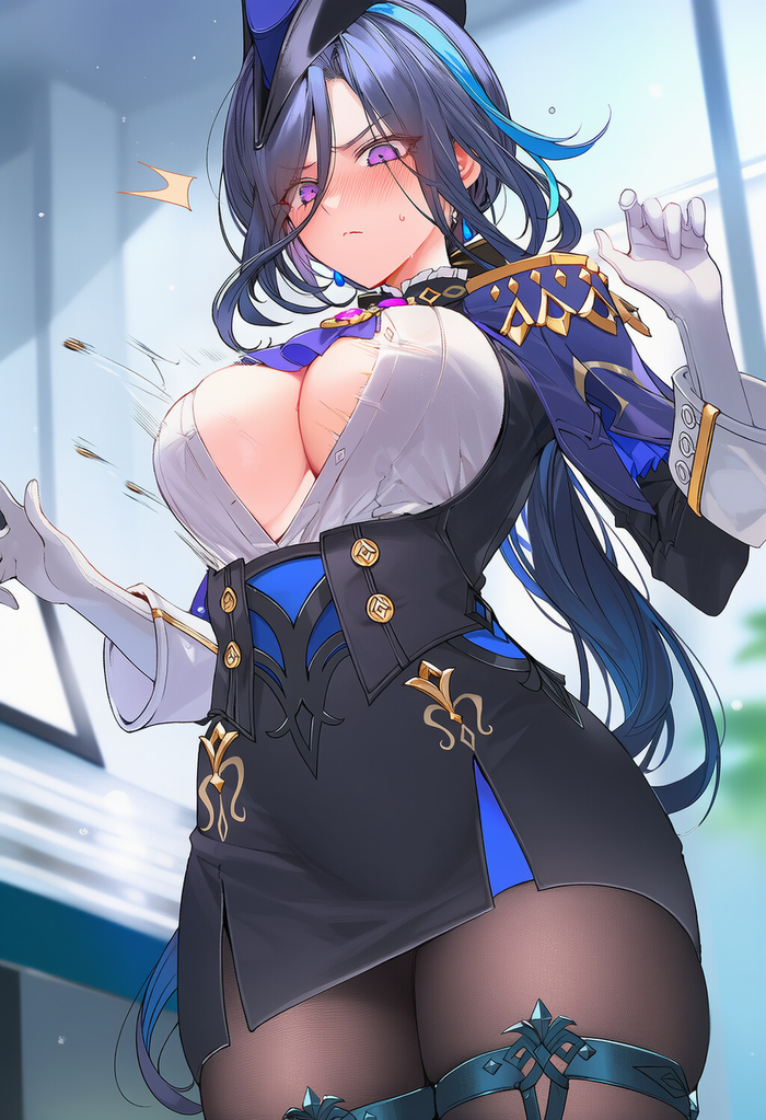      Genshin Impact, Pixiv, Anime Art, ,  , Clorinde (Genshin Impact), Timmytommy