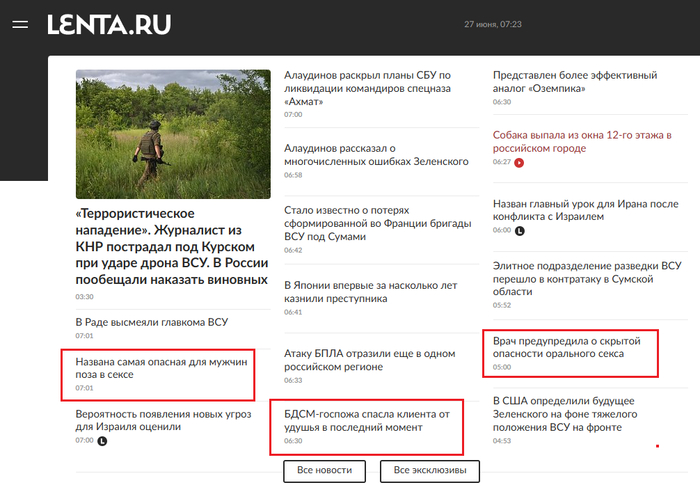 Азбука половых извращений от lenta.ru