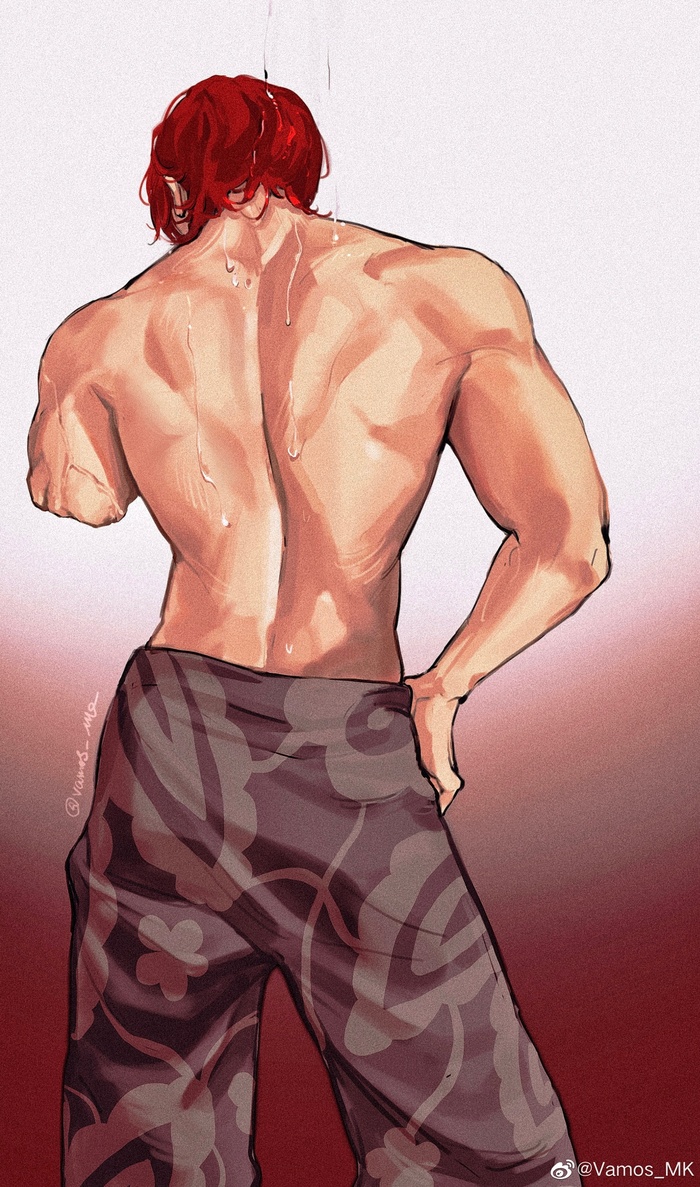  , Anime Art, One Piece, Shanks, 