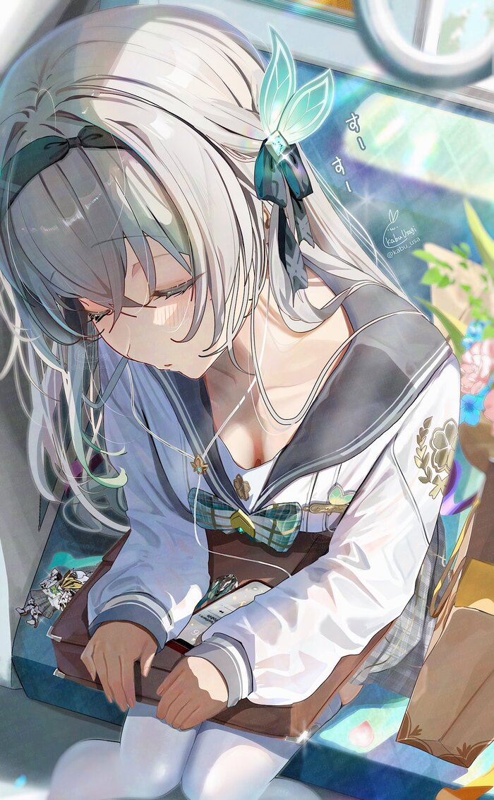  Anime Art, , Firefly (Honkai: Star Rail), Honkai: Star Rail, Kabu usagi, , Seifuku