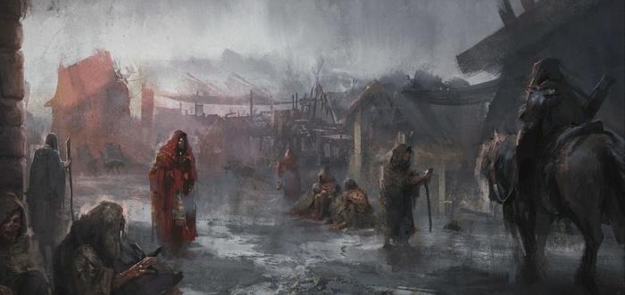 Людей на рисунке больше, чем в местной деревне