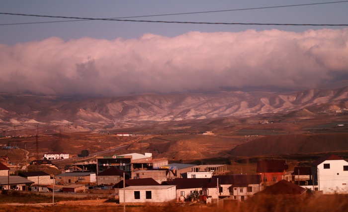 Поселок в горах