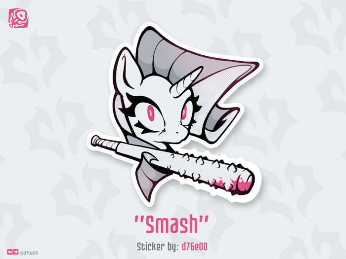 Sticker &quot;Smash&quot;