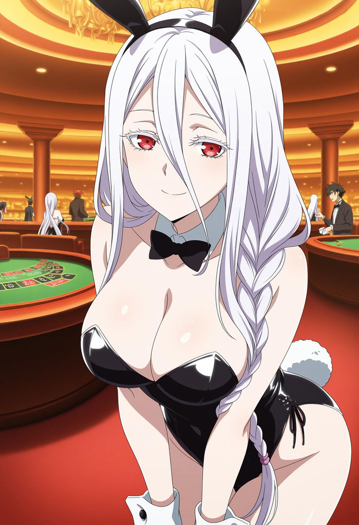   Shiraori, Kumo desu ga nani ka?, Anime Art, , Bunnysuit,  , ,  