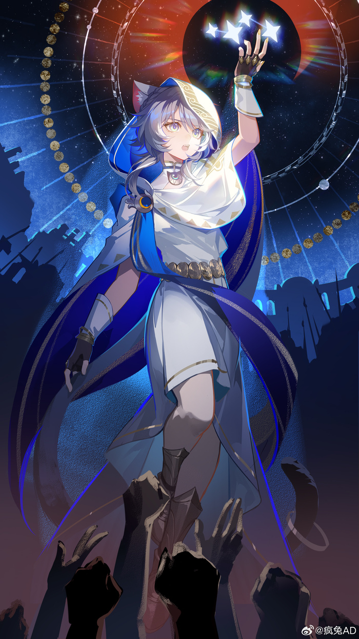  Anime Art, Honkai: Star Rail, Cipher (Honkai: Star Rail), Animal Ears