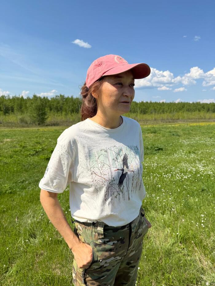 На фото: орнитолог Мария Владимирцева