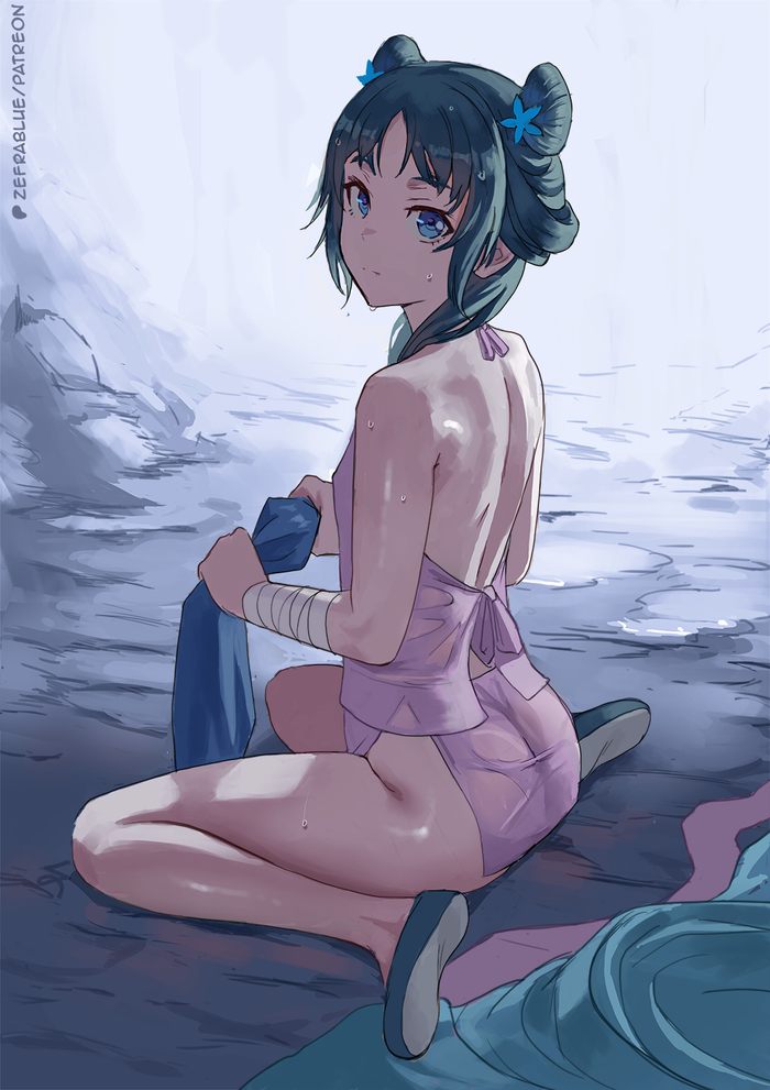Maomao Anime Art, , Kusuriya no Hitorigoto, Maomao, Pixiv, Zefrablue