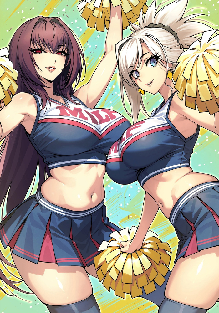   , Anime Art, Fate Grand Order, Miyamoto musashi, Scathach