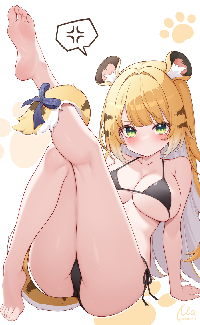 Ju Fufu , Anime Art, Zenless Zone Zero, Ju Fufu (zzz), , Animal Ears, , 
