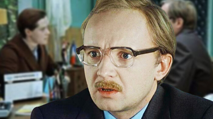 Андрей Мягков никакого отношения к делу не имеет, просто физиономия