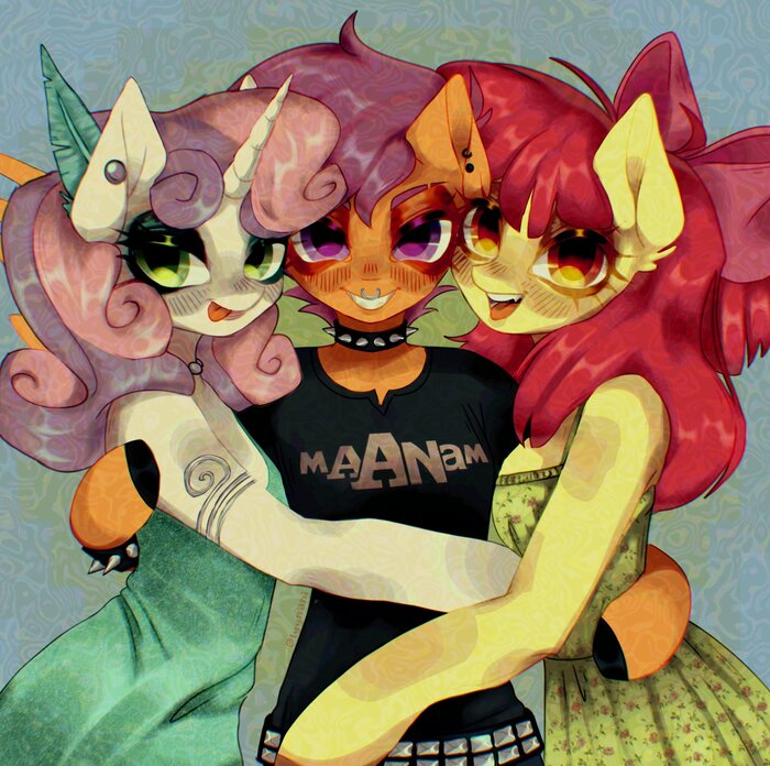  My Little Pony, , Sweetie Belle, Scootaloo, Applebloom, Cutie Mark Crusaders