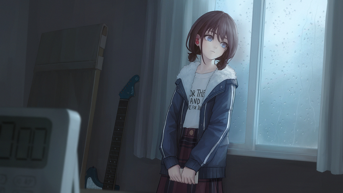    , Anime Art, Girls Band Cry, Iseri Nina
