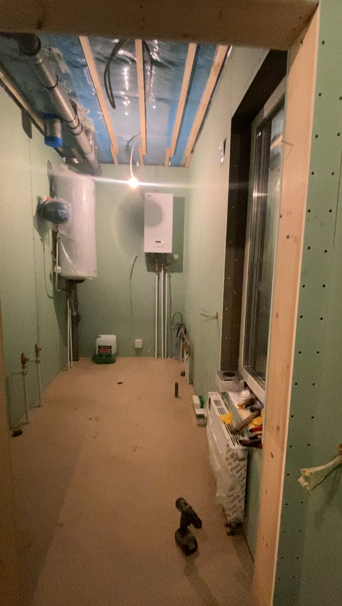 Вся инженерка проведена, все подключено.