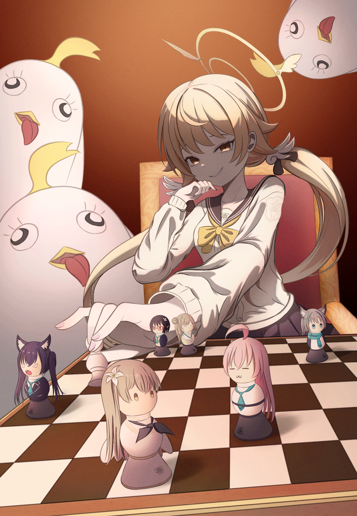   , Anime Art, Blue Archive, Ajitani Hifumi