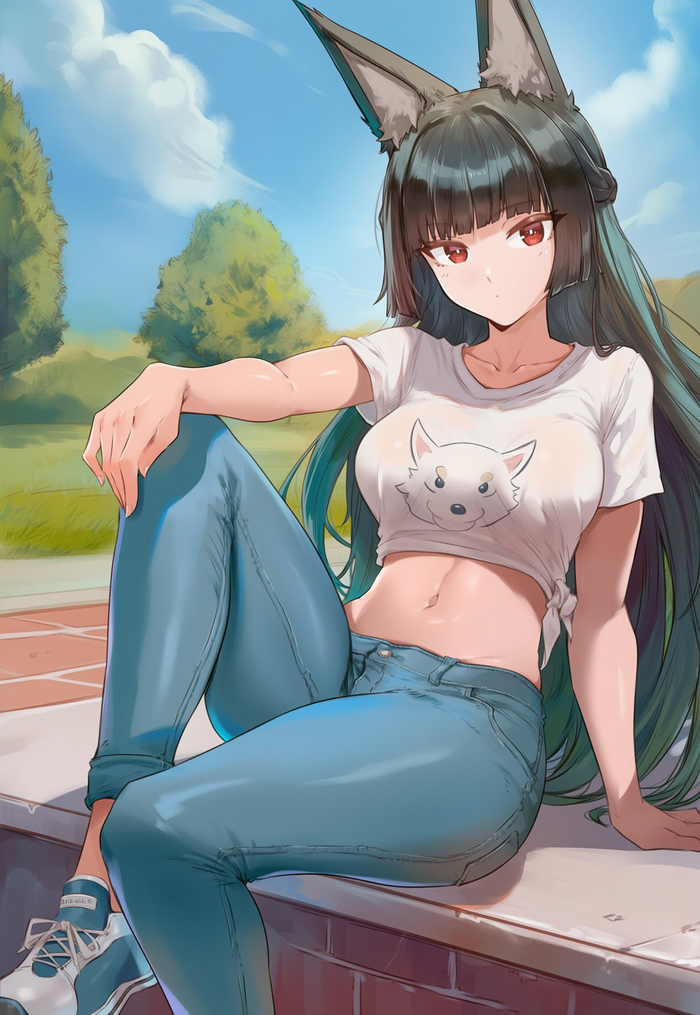  Zenless Zone Zero, Hoshimi Miyabi (zzz), , , , , Anime Art, Animal Ears,  ,  