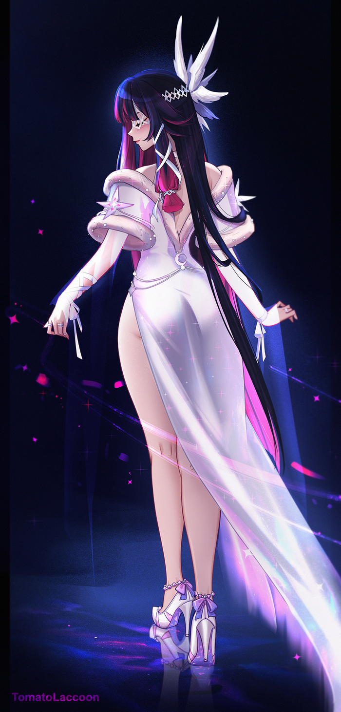 Genshin Impact, Anime Art, , Tomatolaccoon, Columbina (Genshin Impact),  