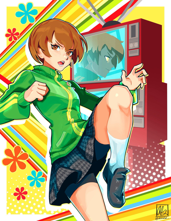  Anime Art, , , Chie Satonaka, Persona, Persona 4