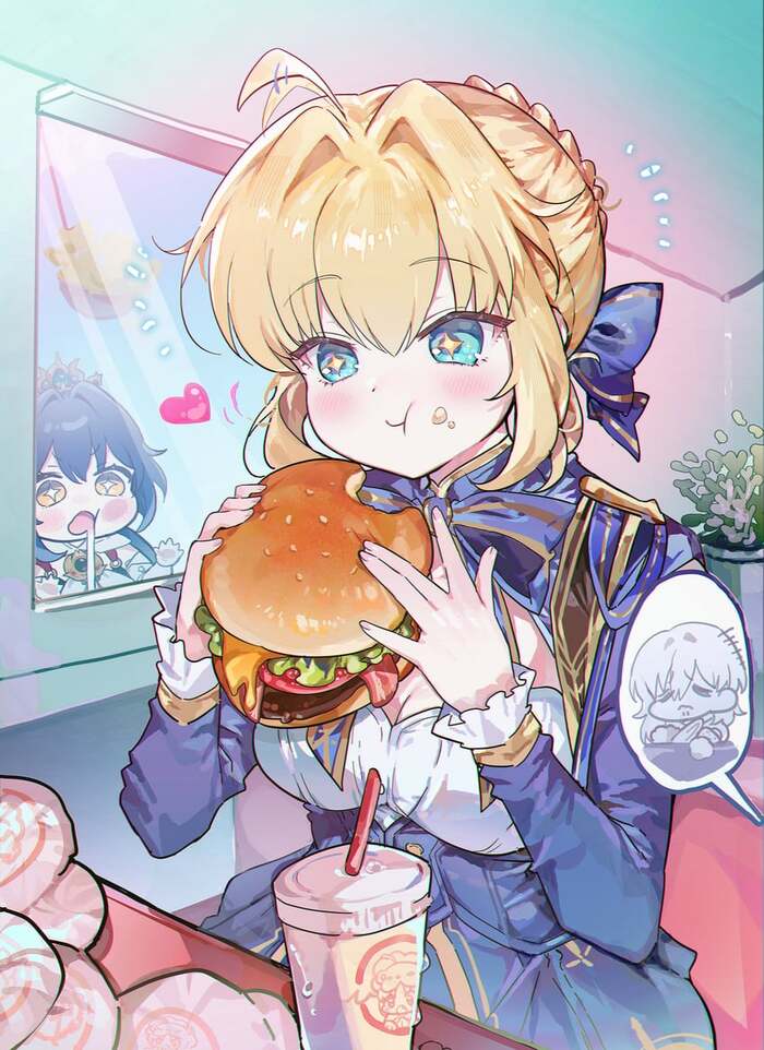     ! , Anime Art, Saber, Honkai: Star Rail, Fate, Yunli (Honkai: Star Rail)