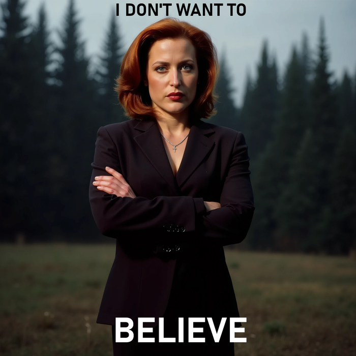 I don't want to believe  ,  ,  