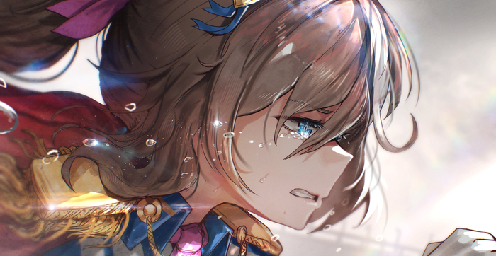 Tokai Teio , Anime Art, Uma Musume Pretty Derby, Tokai Teio, Animal Ears, 