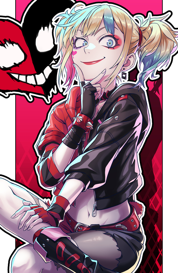 Harley Anime Art, ,  , Pixiv,  