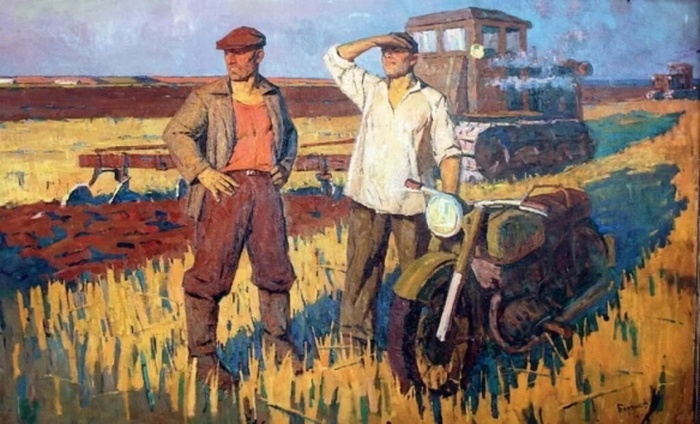 Геннадий Борунов. "Хозяева земли". 1959 г.