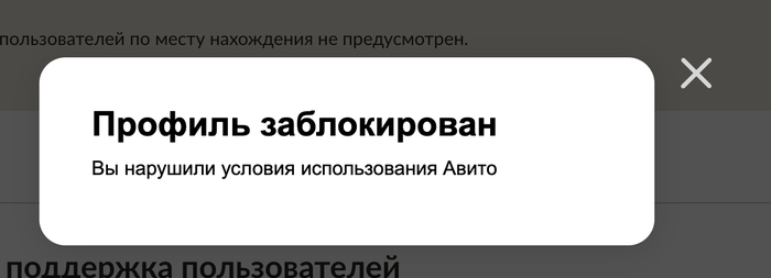 Как Авито заблокировало мой верифицированный аккаунт, и почему это может случиться с каждым