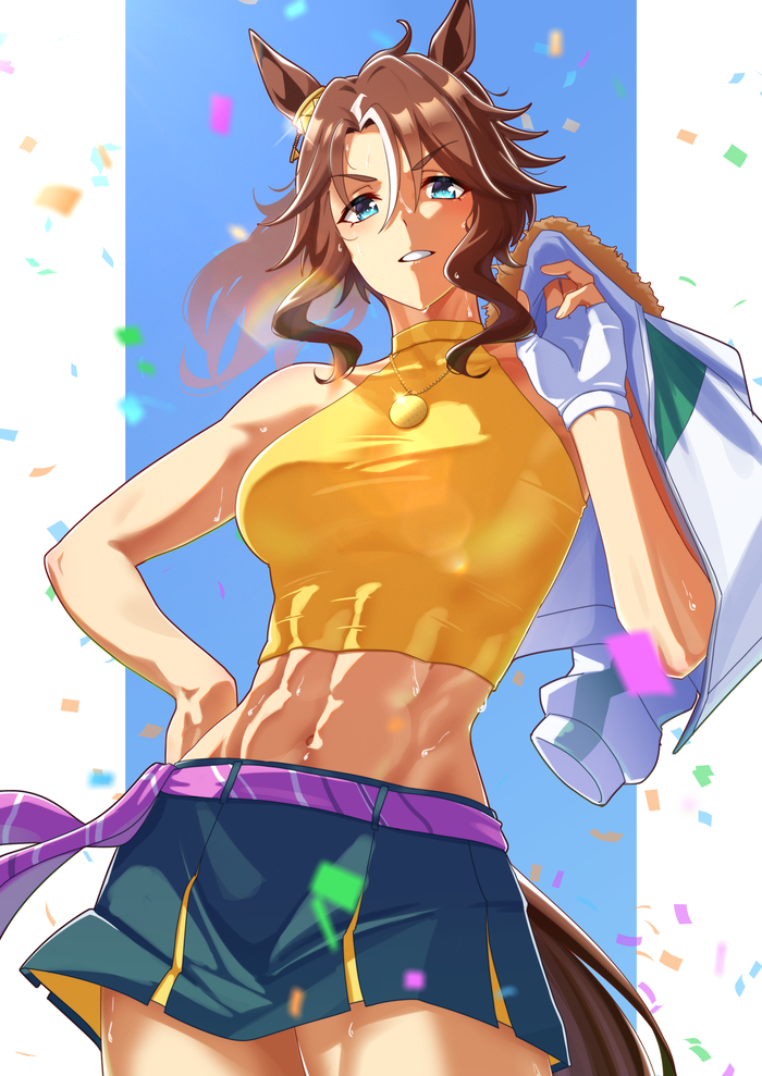 Mejiro Palmer Anime Art, , Mejiro Palmer, Uma Musume Pretty Derby,  