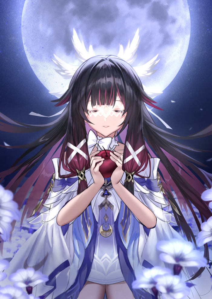   Genshin Impact, , Anime Art, Columbina (Genshin Impact), Fatui, , 