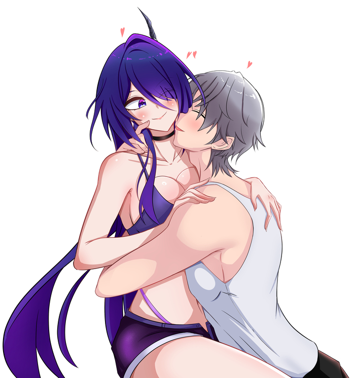     Anime Art, , Acheron (Honkai: Star Rail), Honkai: Star Rail, Pixiv, Caelus (Honkai: Star Rail)