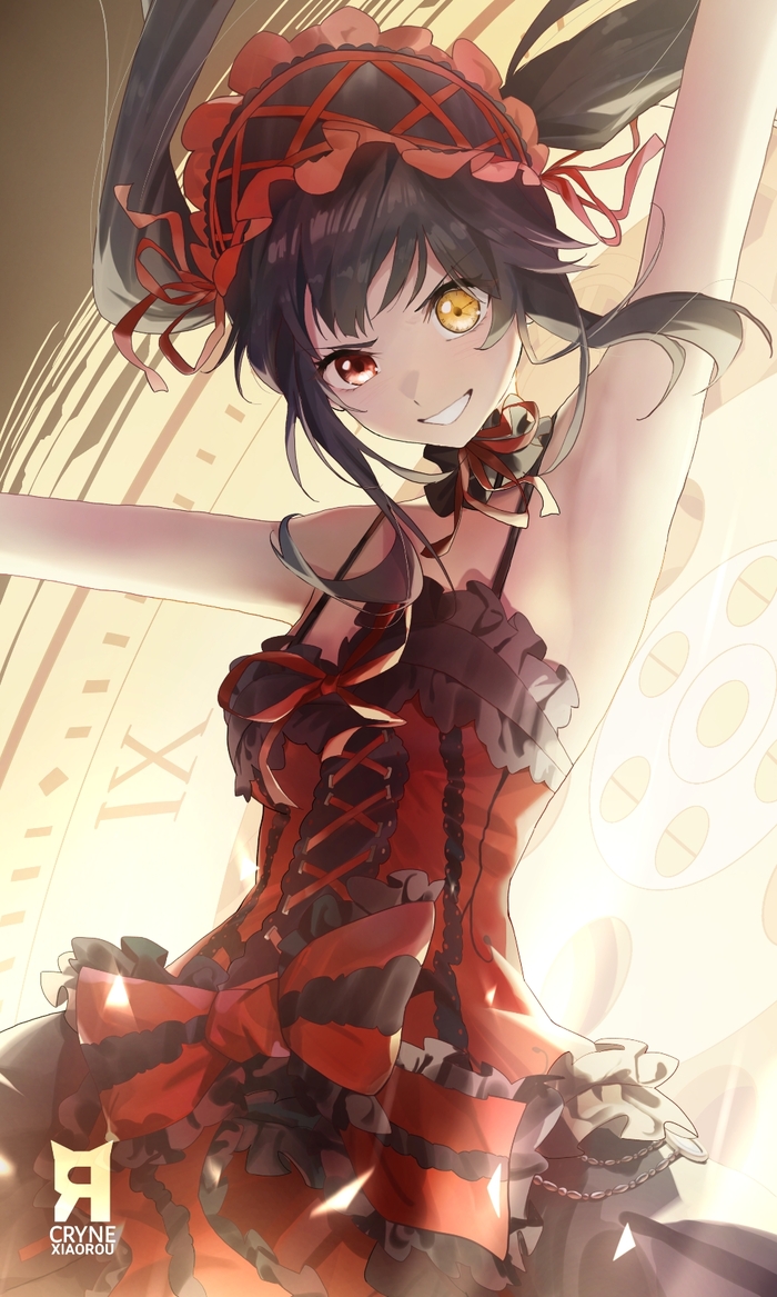 Kurumi Anime Art, , Date a Live, Kurumi Tokisaki, Pixiv