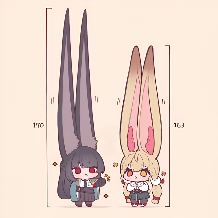   , Anime Art, Zenless Zone Zero, Hoshimi Miyabi (zzz), Alice Thymefield (zzz), , Animal Ears,   ,  ,  
