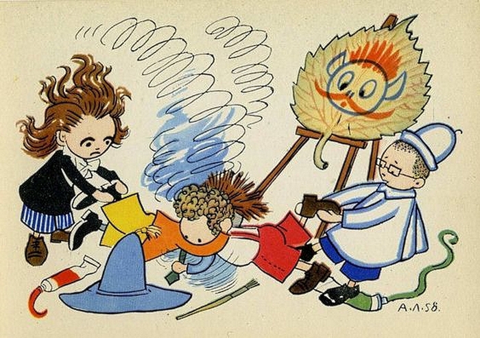 «Этот портрет плохой, ты его порви. А то как дам по лбу!..»