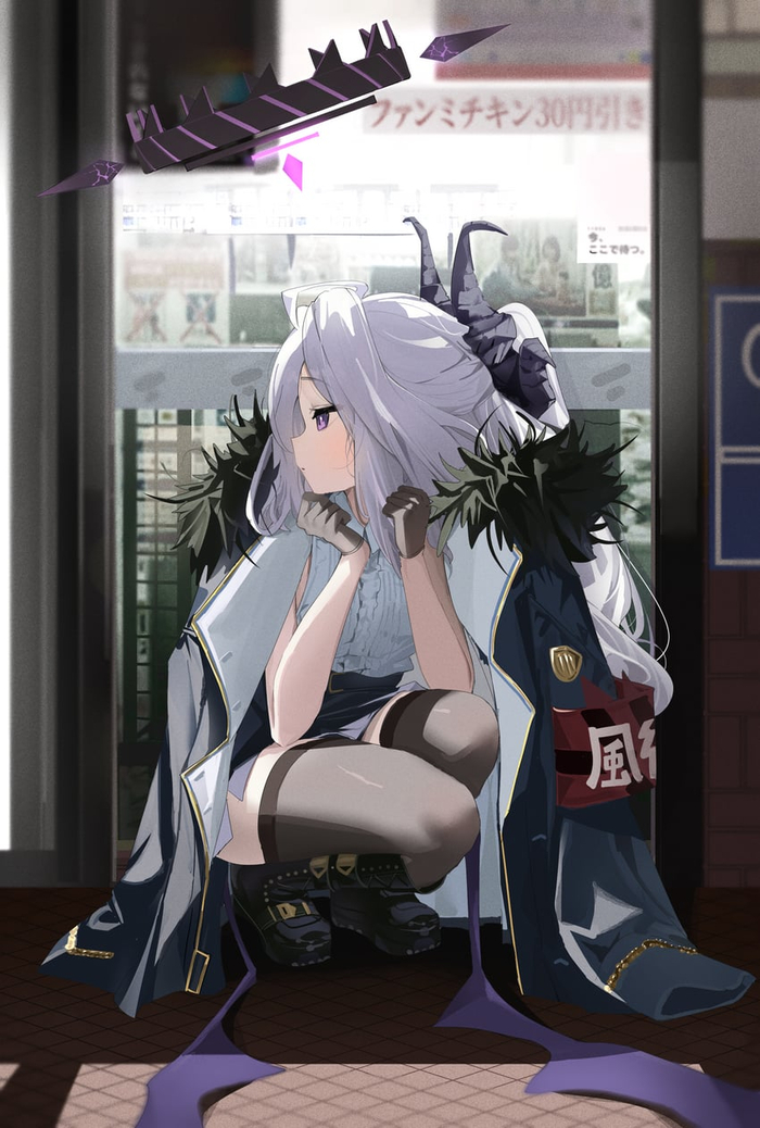  , Anime Art, Blue Archive, Sorasaki Hina,   , 