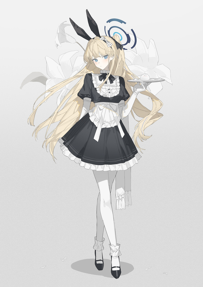   , Anime Art, Blue Archive, Asuma Toki, , Bunny Ears