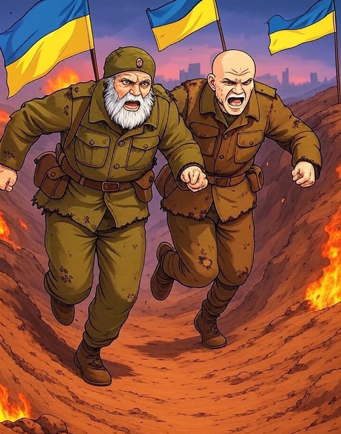 Анонс аниме "В бой идут одни старики"