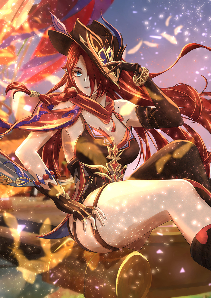  Genshin Impact, Anime Art, , Pixiv, Chasca (Genshin Impact)