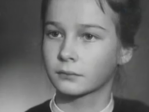 Наталия Богунова на пробах к фильму "Вступление" (1962)