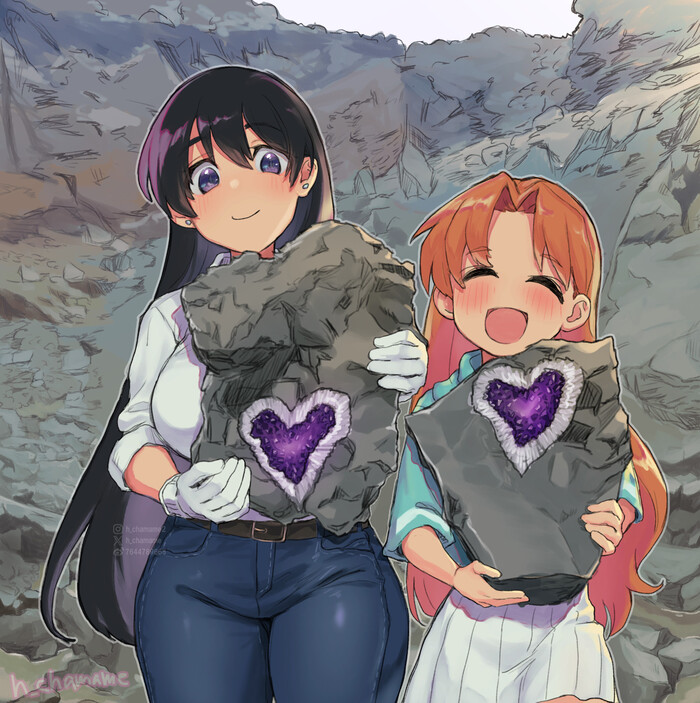    , , Anime Art, Nagi Arato, Ruri no Houseki, Ruri Tanigawa