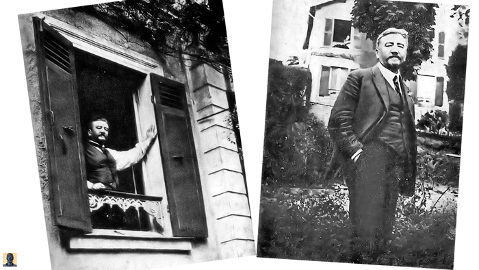 А. И. Куприн. Пригород Парижа Севр Виль д'Авре 1920 год