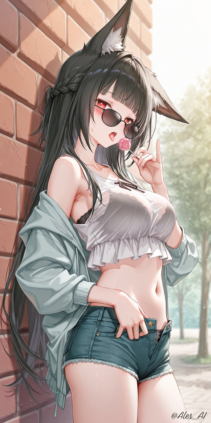  Zenless Zone Zero, Hoshimi Miyabi (zzz), , , , , Anime Art, Animal Ears,  ,  
