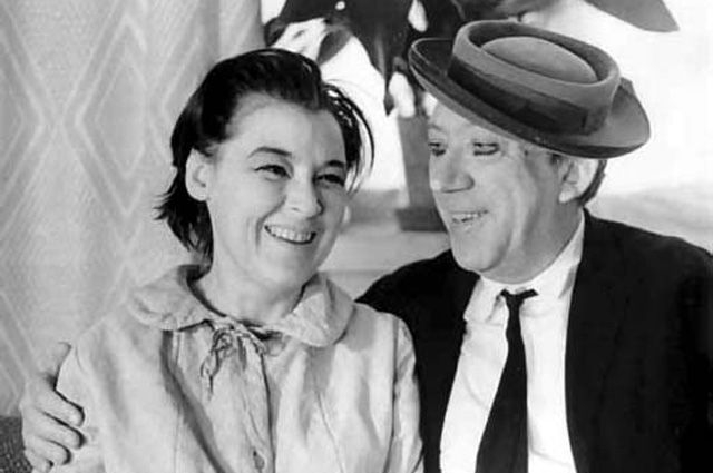 Юрий Никулин со своей супругой Татьяной