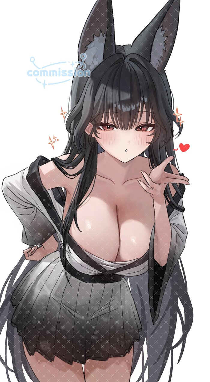 Miyabi Anime Art, , Zenless Zone Zero, Hoshimi Miyabi (zzz), Animal Ears, 