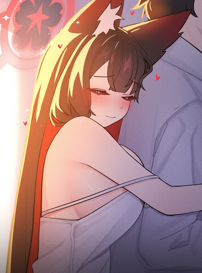    Anime Art, , Blue Archive, Kosaka Wakamo, Snya Ko (silenzuka), Animal Ears, , 